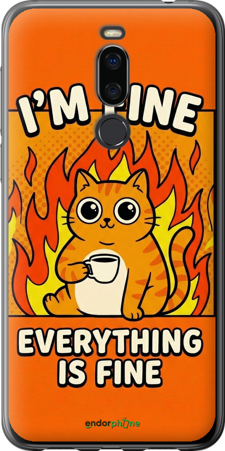 Силіконовий чехол Funny Cat для Meizu X8 - 6786u-1601 изображение 