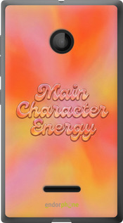 Силиконовый чехол Aura Gradient Main Character Energy Aesthetic Y2K для Microsoft Lumia 435 - 6783u-673 изображение 