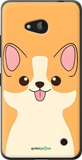 2D пластиковий чехол Милый пес для Microsoft Lumia 640 - 6296t-273 изображение 