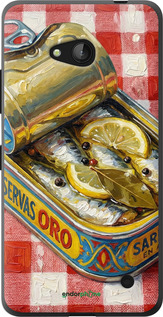 2D пластиковый чехол 'Vintage Sardine Tin Phone' для Microsoft Lumia 640 изображение 3