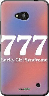 2D пластиковый чехол 'Aesthetic Aura Gradient 777 Lucky Energy' для Microsoft Lumia 640 изображение 5