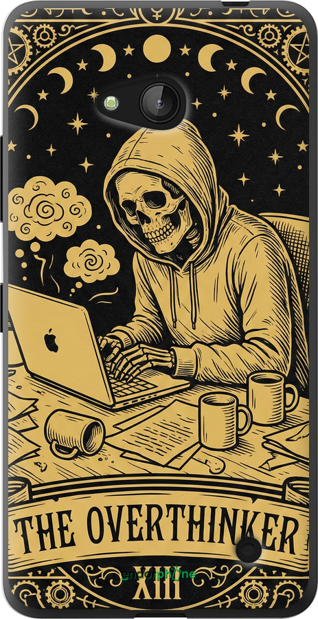 2D пластиковый чехол The Overthinker для Microsoft Lumia 640 - 6774t-273 изображение 