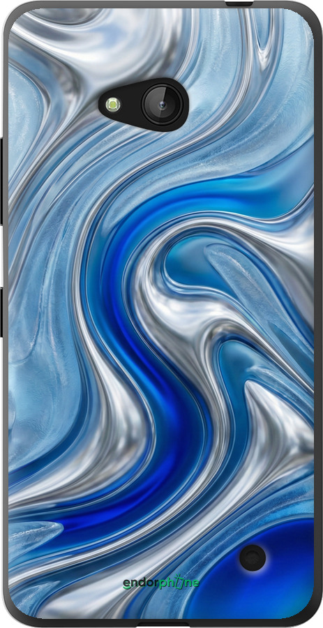 2D пластиковый чехол Liquid Chrome для Microsoft Lumia 640 - 6781t-273 изображение 