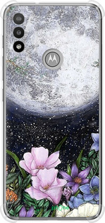 Силикон с усиленными углами чехол Полночь в саду для Motorola E20 - 6259sp-2509 изображение 