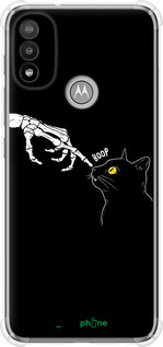 Силикон с усиленными углами чехол Кошка для Motorola E20 - 6505sp-2509 изображение 