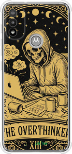 Силикон с усиленными углами чехол The Overthinker для Motorola E20 - 6774sp-2509 изображение 