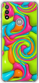 Силикон с усиленными углами чехол 'Y2K Jelly Dream' для Motorola E20 изображение 3