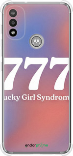 Силикон с усиленными углами чехол 'Aesthetic Aura Gradient 777 Lucky Energy' для Motorola E20 изображение 6
