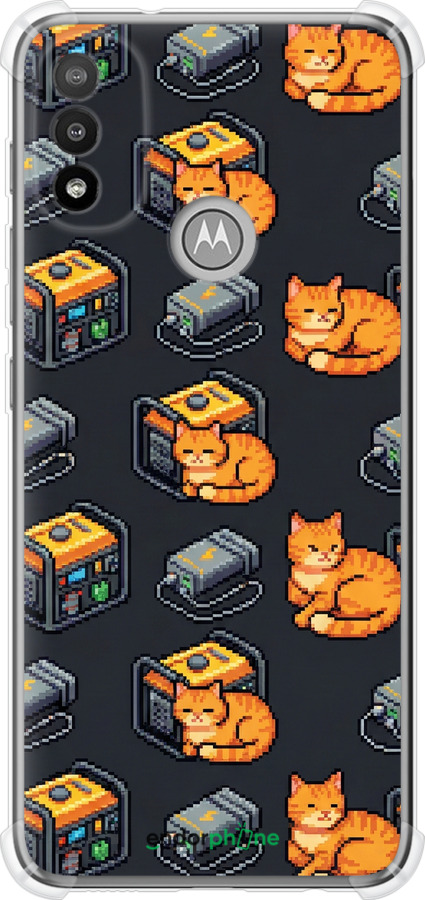 Силикон с усиленными углами чехол Autonomous Zone для Motorola E20 - 6771sp-2509 изображение 