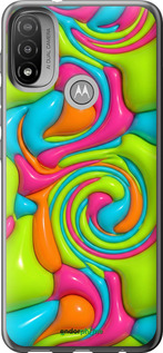 Силиконовый чехол Y2K Jelly Dream для Motorola E20 - 6780u-2509 изображение 