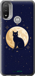 Силіконовий чехол Cute Cat Celestial/Witchy для Motorola E20 - 6787u-2509 изображение 