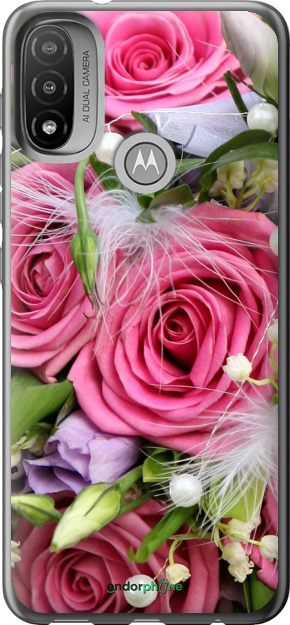 

Силіконовий чохол "Ніжність" для Motorola E20, Рожевий