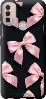 TPU чехол 'Coquette Ribbons Dark Coquette' для Motorola E40 изображение 2