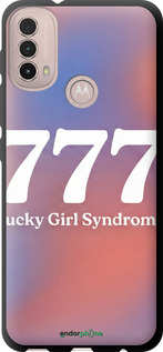 TPU чехол 'Aesthetic Aura Gradient 777 Lucky Energy' для Motorola E40 изображение 3