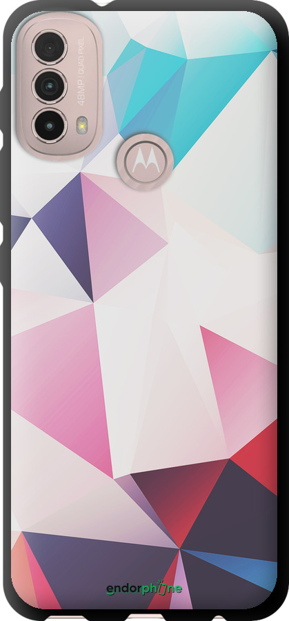 TPU чехол Геометрия 3 для Motorola E40 - 4415b-2660 изображение 