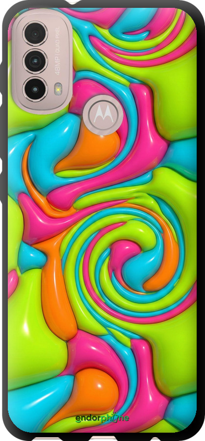 TPU чехол Y2K Jelly Dream для Motorola E40 - 6780b-2660 изображение 