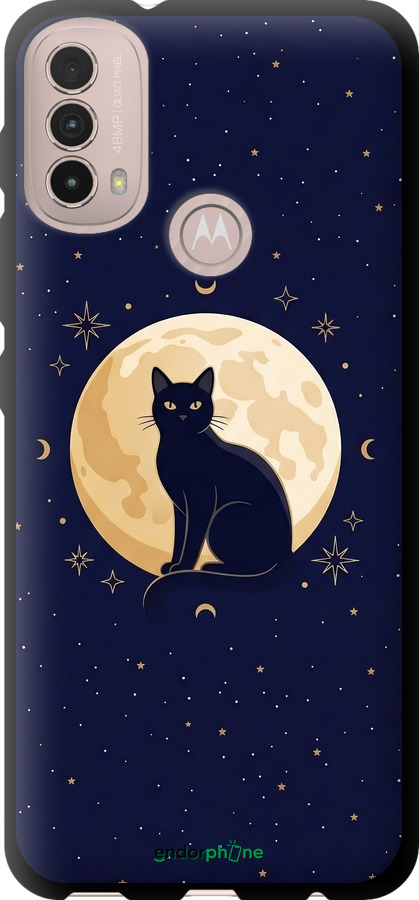 TPU чехол Cute Cat Celestial/Witchy для Motorola E40 - 6787b-2660 изображение 