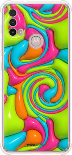 Силіконовий протиударний с посиленими кутами чехол Y2K Jelly Dream для Motorola E40 - 6780sp-2660 изображение 