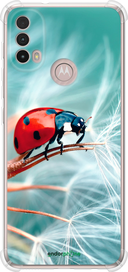 Силикон с усиленными углами чехол Божья коровка для Motorola E40 - 6049sp-2660 изображение 