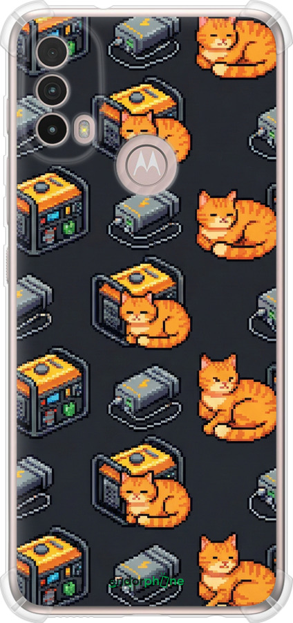 Силикон с усиленными углами чехол Autonomous Zone для Motorola E40 - 6771sp-2660 изображение 