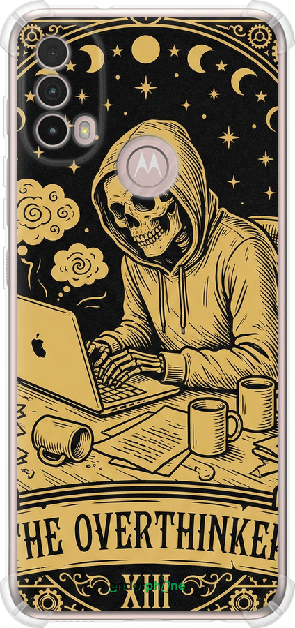 Силіконовий протиударний с посиленими кутами чехол The Overthinker для Motorola E40 - 6774sp-2660 изображение 