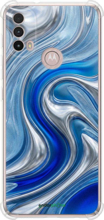 Силикон с усиленными углами чехол Liquid Chrome для Motorola E40 - 6781sp-2660 изображение 