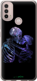 Силиконовый чехол С изображением скелета для Motorola E40 - 6537u-2660 изображение 