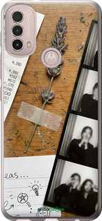 Силиконовый чехол Aesthetic Scrapbook Collage для Motorola E40 - 6773u-2660 изображение 