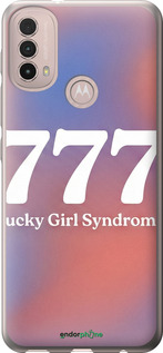 Силіконовий чохол 'Aesthetic Aura Gradient 777 Lucky Energy' для Motorola E40 зображення 3