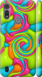 3D пластиковий матовий чехол Y2K Jelly Dream для Motorola E6i - 6780m-2355 изображение 