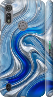 3D пластиковий матовий чехол Liquid Chrome для Motorola E6i - 6781m-2355 изображение 