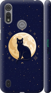 3D пластиковый матовый чехол Cute Cat Celestial/Witchy для Motorola E6s - 6787m-2001 изображение 