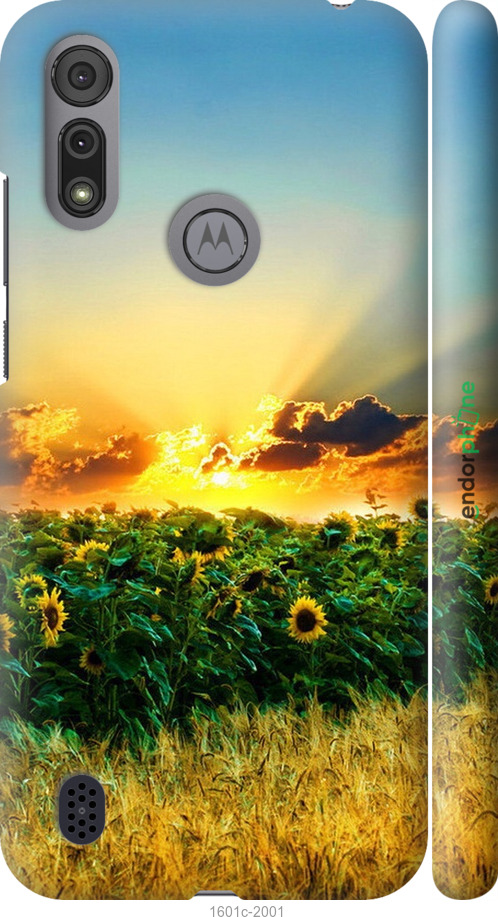

3D пластиковий матовий чохол "Україна" для Motorola E6s
