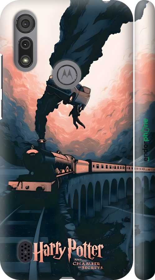 3D пластиковий матовий чехол Гаррі Поттер для Motorola E6s - 6331m-2001 изображение 