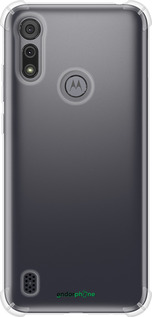 Силикон с усиленными углами чехол 'Прозрачный' для Motorola E6i изображение 10