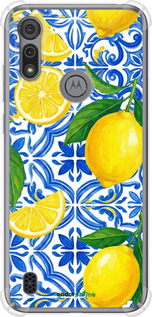 Силіконовий протиударний с посиленими кутами чехол Grocery Girl Italian Summer для Motorola E6i - 6766sp-2355 изображение 