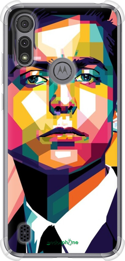Силикон с усиленными углами чехол № 5361 для Motorola E6i - 5361sp-2355 изображение 