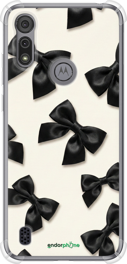 Силіконовий протиударний с посиленими кутами чехол Dark Coquette для Motorola E6i - 6765sp-2355 изображение 