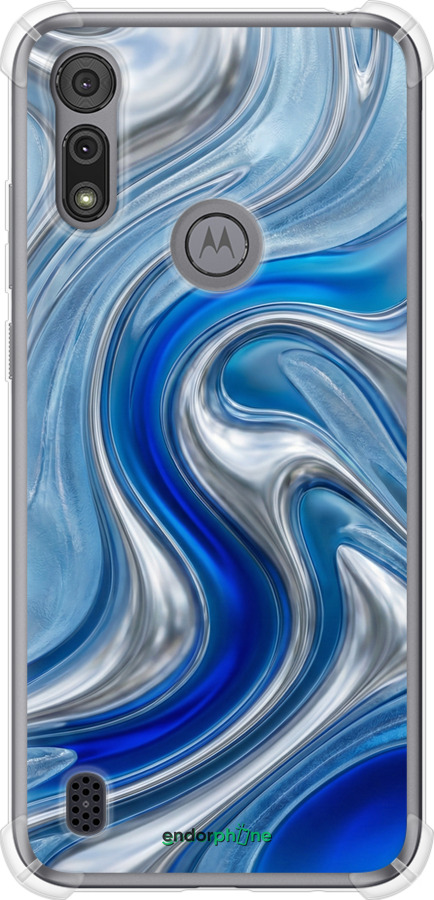 Силикон с усиленными углами чехол Liquid Chrome для Motorola E6i - 6781sp-2355 изображение 