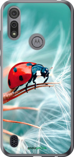 Силиконовый чехол Божья коровка для Motorola E6i - 6049u-2355 изображение 