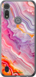 Силиконовый чехол Мрамор 2 для Motorola E6i - 6307u-2355 изображение 