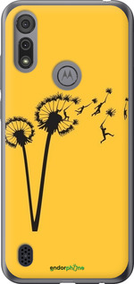 Силиконовый чехол Минимализм одуванчики для Motorola E6i - 6449u-2355 изображение 