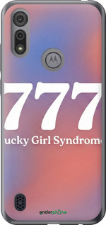 Силиконовый чехол 'Aesthetic Aura Gradient 777 Lucky Energy' для Motorola E6s изображение 9