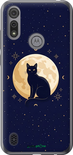 Силиконовый чехол 'Cute Cat Celestial/Witchy' для Motorola E6i изображение 5