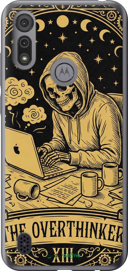 Силиконовый чехол The Overthinker для Motorola E6i - 6774u-2355 изображение 