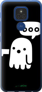 Силиконовый чехол Призрак Неодобрения для Motorola E7 Plus - 6431u-2107 изображение 