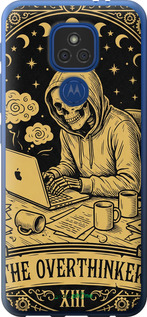Силиконовый чехол The Overthinker для Motorola E7 Plus - 6774u-2107 изображение 