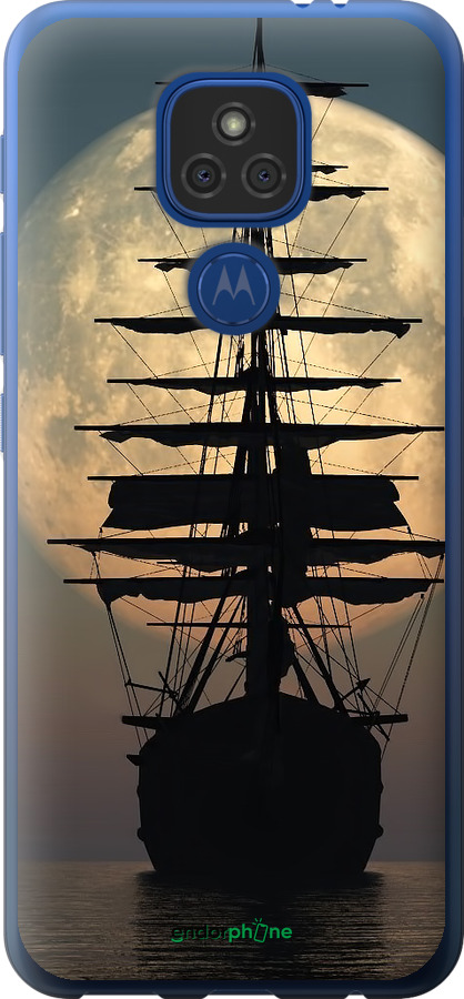 Силіконовий чехол Корабель для Motorola E7 Plus - 5998u-2107 изображение 