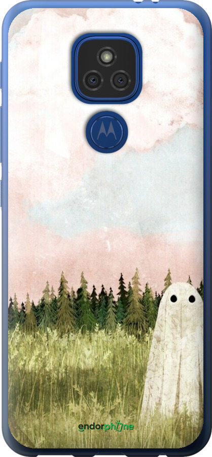 Силіконовий чехол Привид для Motorola E7 Plus - 6401u-2107 изображение 