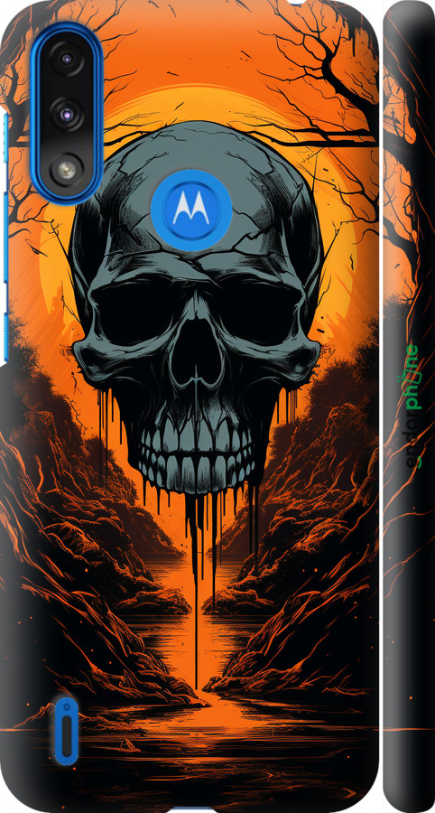 3D пластиковый матовый чехол Чехол для телефона для Motorola E7 Power - 5953m-2284 изображение 